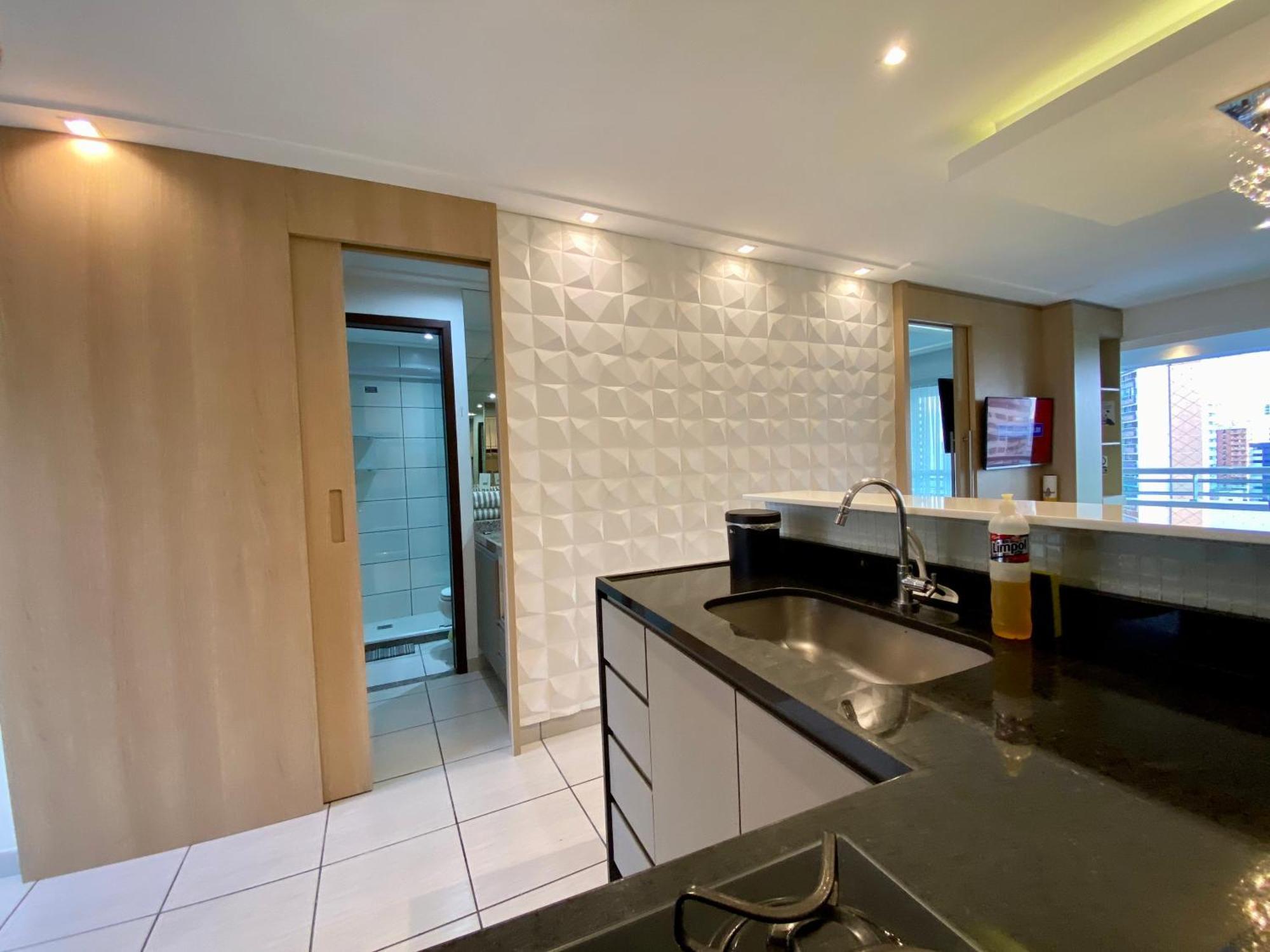 Apartamento 17º Andar Beira Mar Com 2 Quartos 포르탈레자 외부 사진