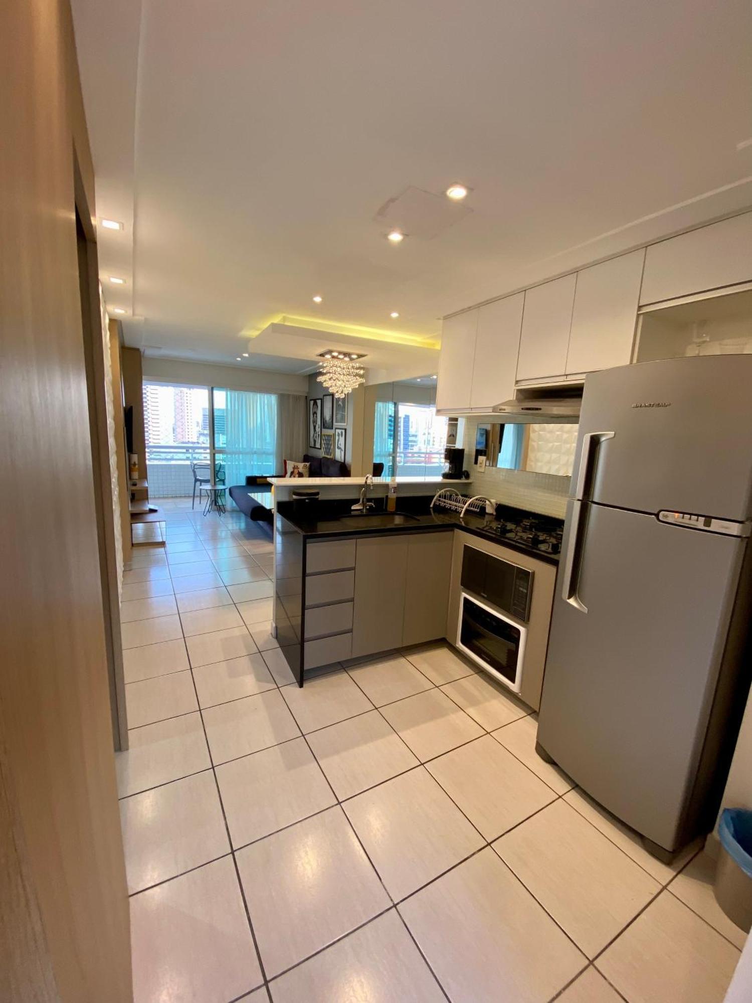 Apartamento 17º Andar Beira Mar Com 2 Quartos 포르탈레자 외부 사진