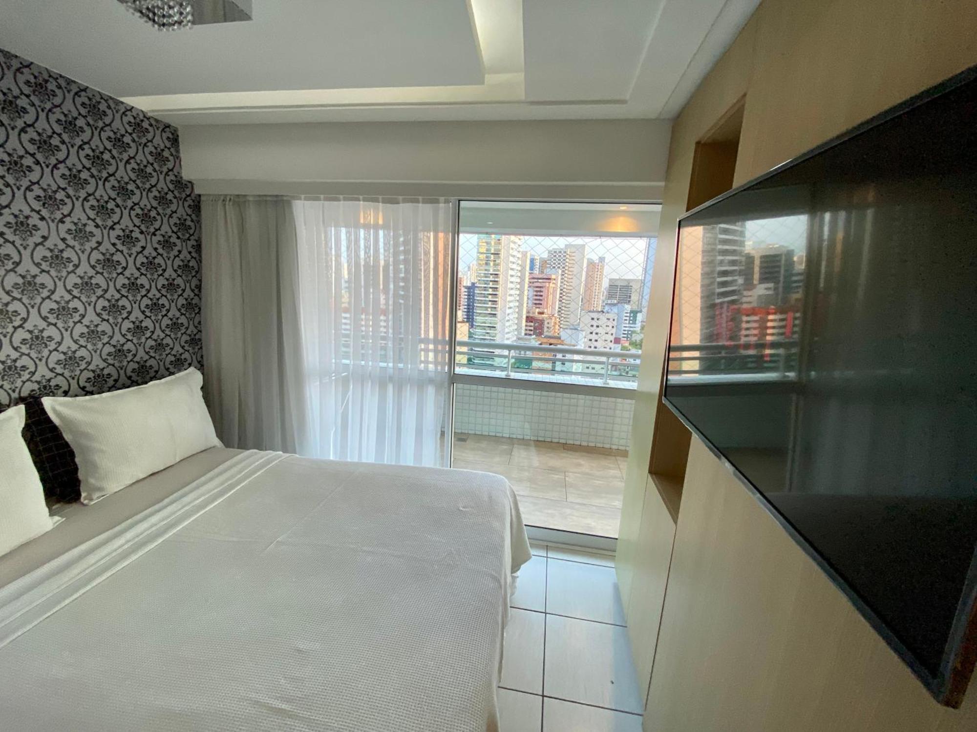 Apartamento 17º Andar Beira Mar Com 2 Quartos 포르탈레자 외부 사진