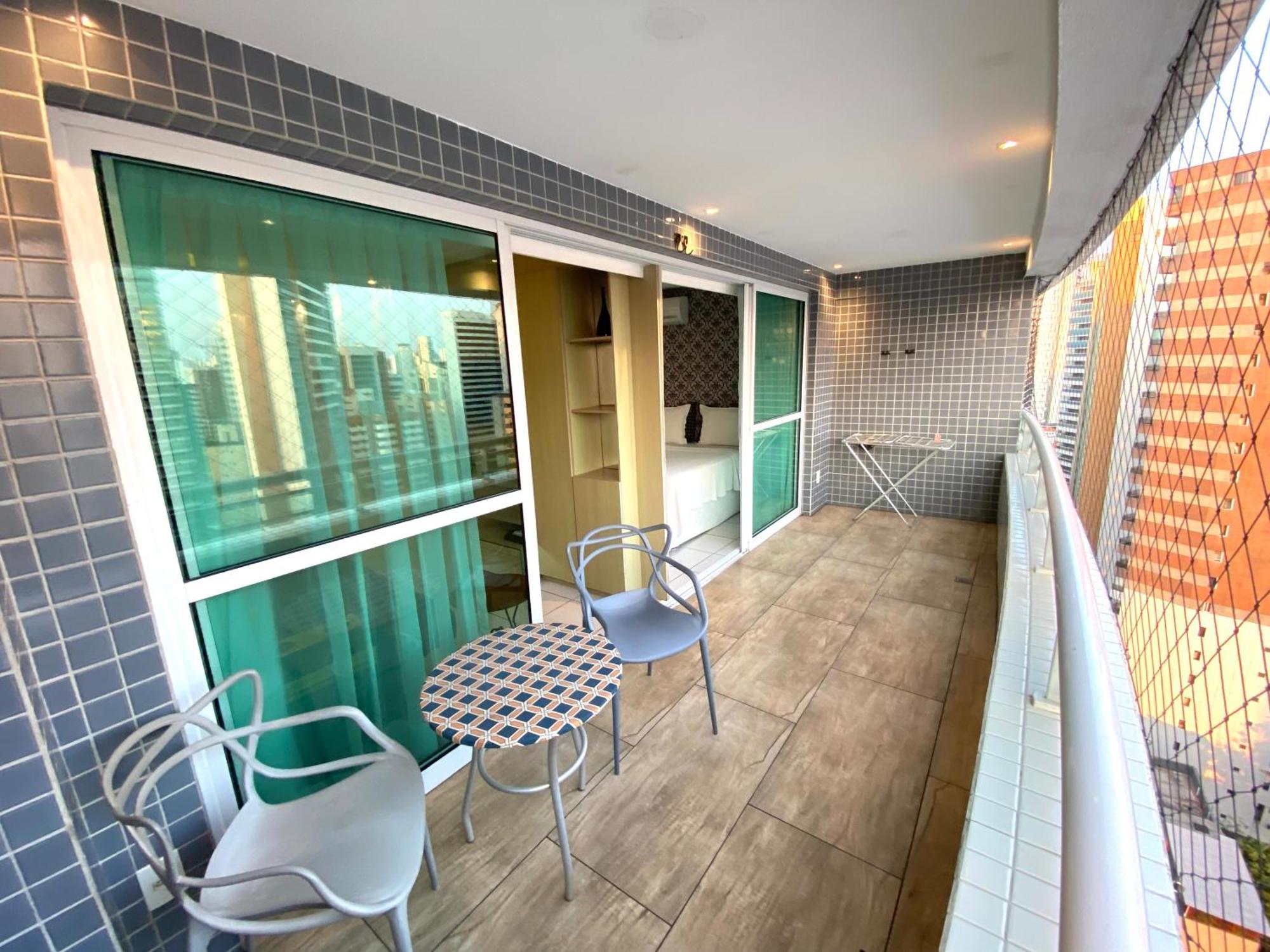 Apartamento 17º Andar Beira Mar Com 2 Quartos 포르탈레자 외부 사진
