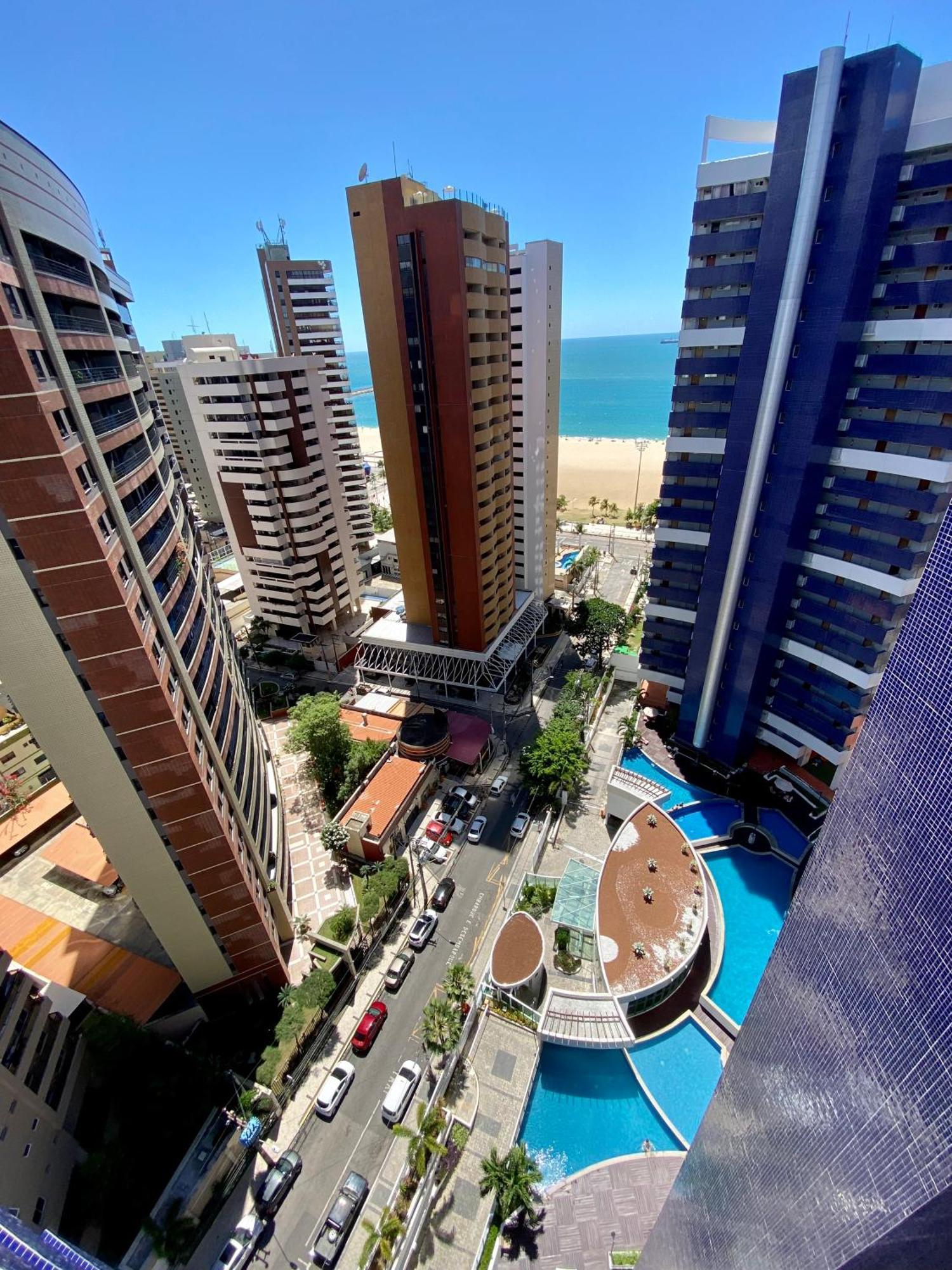 Apartamento 17º Andar Beira Mar Com 2 Quartos 포르탈레자 외부 사진