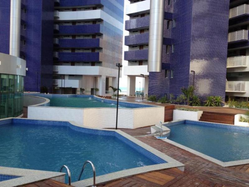 Apartamento 17º Andar Beira Mar Com 2 Quartos 포르탈레자 객실 사진